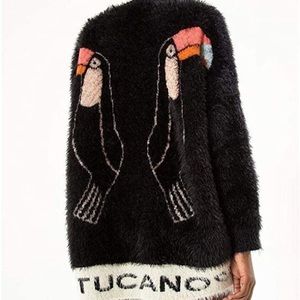 Farm Rio Sweater Bird Toucan